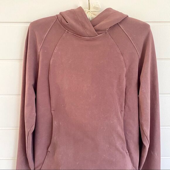 Lululemon Scuba Hoodie Pullover Washed Quicksand Size 4 - Picture 5 of 14